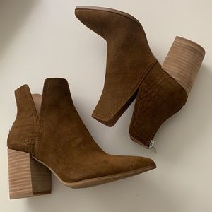 Steve Madden Ankle Booties Pointed Toe Block Heel